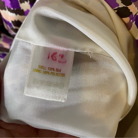 Kate Spade Printed Silk Wrap Dress - Picture 5 of 6